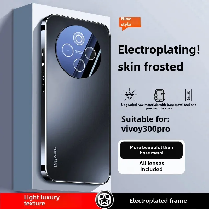 VivoY300Pro Shockproof Case with Lens Cover, Heat Dissipation, Full Protection, New Arrivals
VivoY300Pro Shockproof Case with Lens Cover, Heat Dissipation, Full Protection, New Arrivals