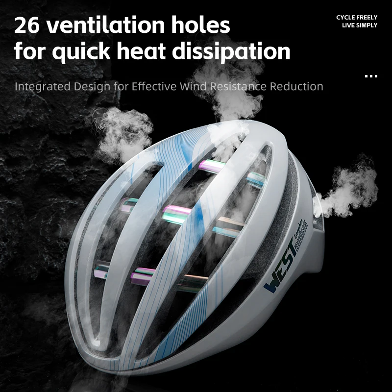 WEST BIKING Cycling Helmets CE Safety Certified Integrally-Molded Unisex Multicolor Helmet Removable Ionic Antibacterial Liner
WEST BIKING Cycling Helmets CE Safety Certified Integrally-Molded Unisex Multicolor Helmet Removable Ionic Antibacterial Liner