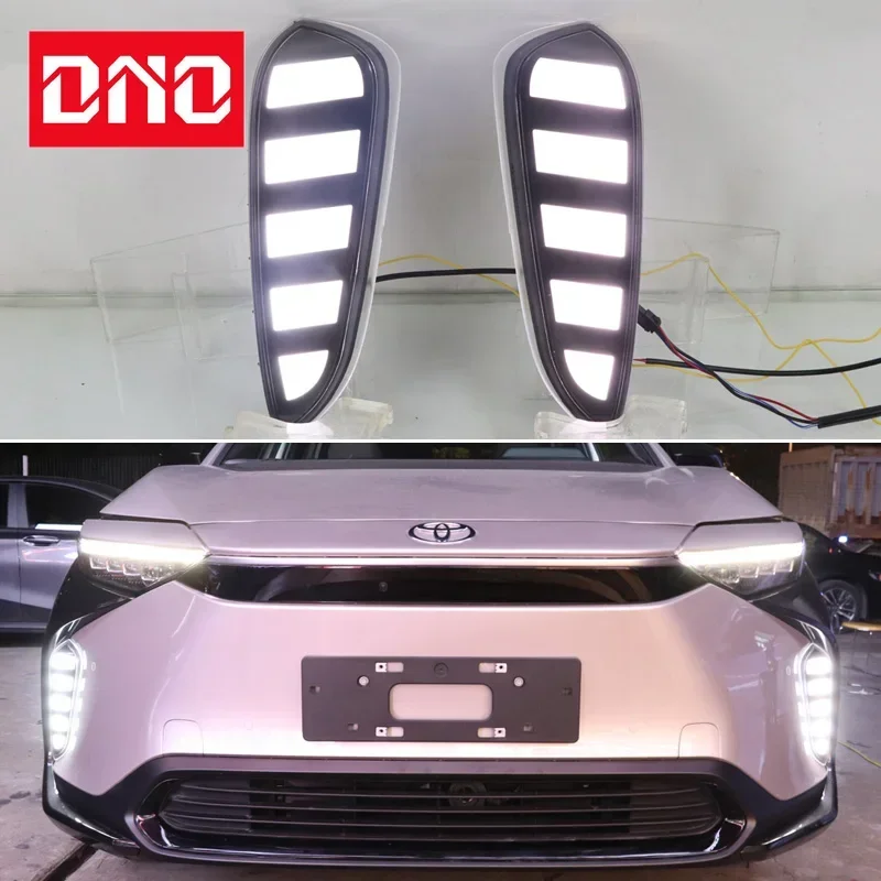 Автомобильные дневные ходовые огни Светодиодный 12 В для Toyota BZ4X 2022, желтый сигнал поворота, ночные синие ходовые огни, автомобильная лампа
Автомобильные дневные ходовые огни Светодиодный 12 В для Toyota BZ4X 2022, желтый сигнал поворота, ночные синие ходовые огни, автомобильная лампа