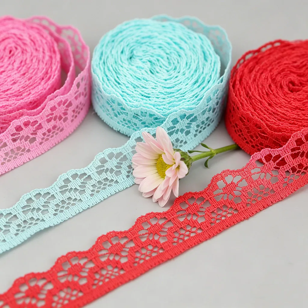 Width 1.5cm Colour Lace Fabric Webbing Decoration Lovely Gift Packing Material Handmade DIY
Width 1.5cm Colour Lace Fabric Webbing Decoration Lovely Gift Packing Material Handmade DIY