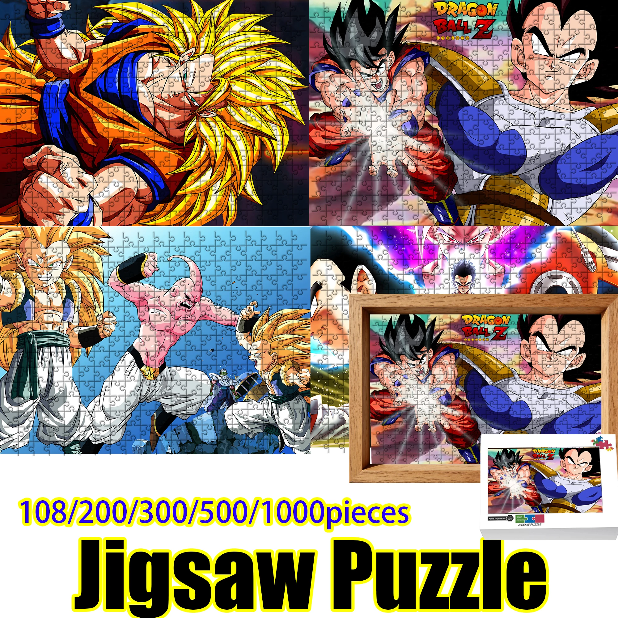 Dragon Ball Goku Super Saiyan Jigsaw Puzzle 108/200/300/500/1000 Pieces Wooden Puzzle High Quality Birthday gift
Dragon Ball Goku Super Saiyan Jigsaw Puzzle 108/200/300/500/1000 Pieces Wooden Puzzle High Quality Birthday gift