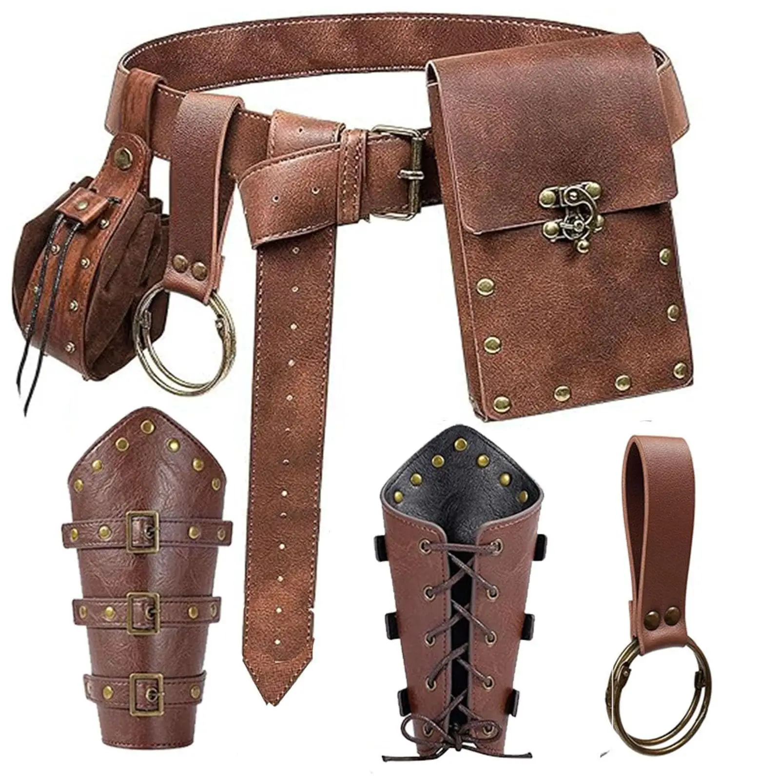 Medieval Vintage Leather Waist Pouch Knight RolePlaying Party Prop
Medieval Vintage Leather Waist Pouch Knight RolePlaying Party Prop