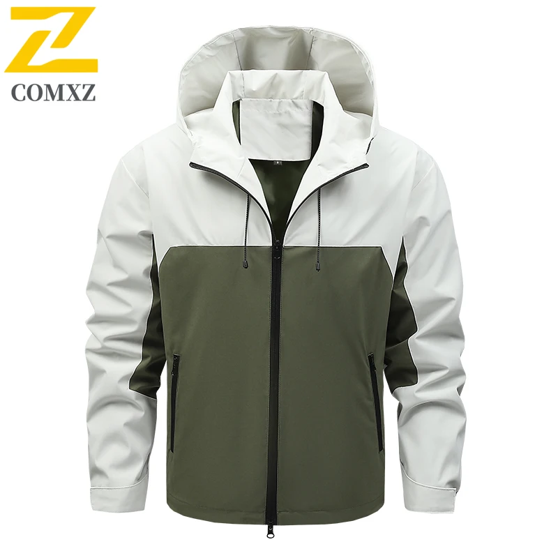 Men's Casual Jacket Color Blocked Spring Autumn Windproof Breathable Moisture Wicking Hooded Jacket Outdoor Camping Travel Jacke
Men's Casual Jacket Color Blocked Spring Autumn Windproof Breathable Moisture Wicking Hooded Jacket Outdoor Camping Travel Jacke