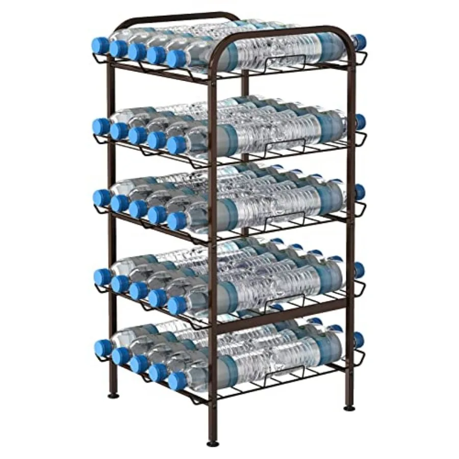 5 Tier Water Bottle Organizer Vertical Free Standing Storage Shelf Metal Beverage Rack Dispenser Large Capacity Bottled Water H
5 Tier Water Bottle Organizer Vertical Free Standing Storage Shelf Metal Beverage Rack Dispenser Large Capacity Bottled Water H