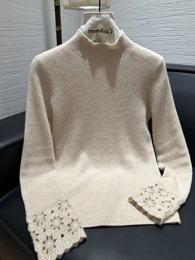 New Faion Color f High Collar Long Sve Hoodie Casual Comfortable Knitted Top Korean Sle Commute Regular Fit
New Faion Color f High Collar Long Sve Hoodie Casual Comfortable Knitted Top Korean Sle Commute Regular Fit