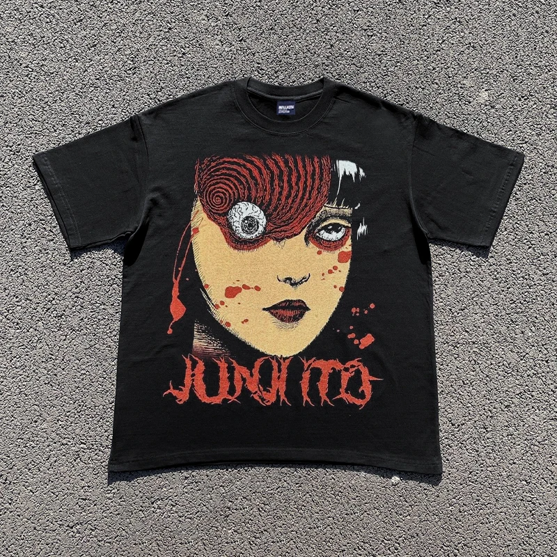 Junji Ito Графические футболки Уличная одежда Хип-хоп Новинка Футболка для мужчин и женщин с коротким рукавом Oversize Летний винтажный топ
Junji Ito Графические футболки Уличная одежда Хип-хоп Новинка Футболка для мужчин и женщин с коротким рукавом Oversize Летний винтажный топ