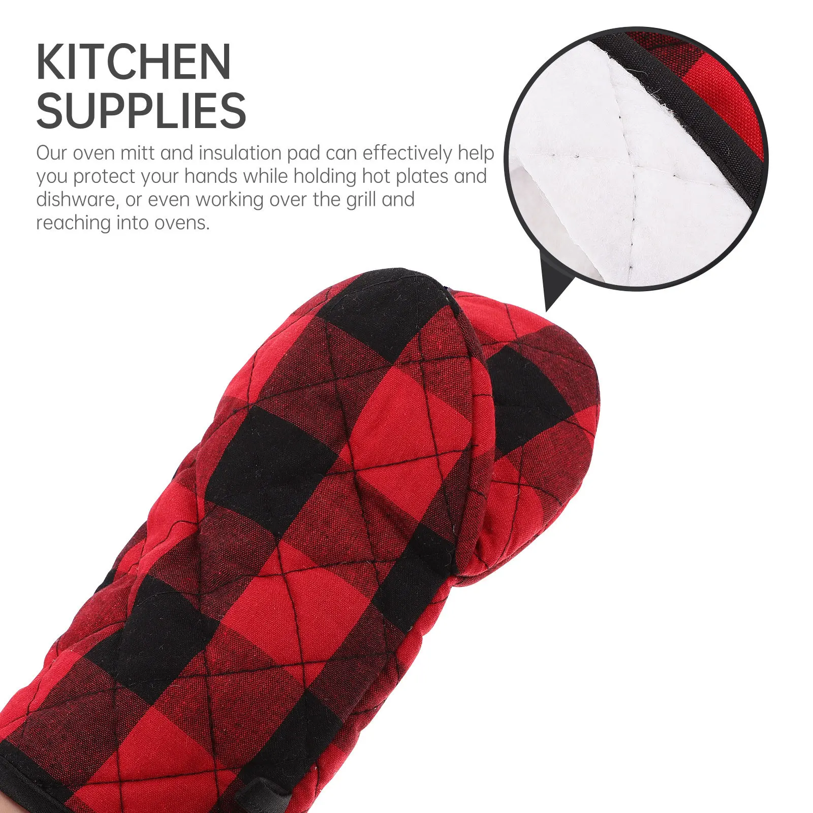 1Set Kitchen Oven Glove Set Heavy Duty Insulated Mitts Non Slip Baking Pads Dish Cloths for Microwave Oven Bbq Protection
1Set Kitchen Oven Glove Set Heavy Duty Insulated Mitts Non Slip Baking Pads Dish Cloths for Microwave Oven Bbq Protection