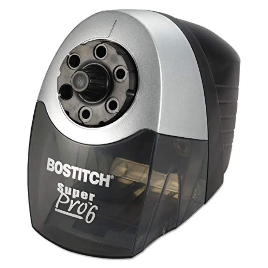 Office SuperPro6 Electric Pencil Sharpener Heavy Duty Commercial with 6 Holes and Industrial Motor Grey
Office SuperPro6 Electric Pencil Sharpener Heavy Duty Commercial with 6 Holes and Industrial Motor Grey