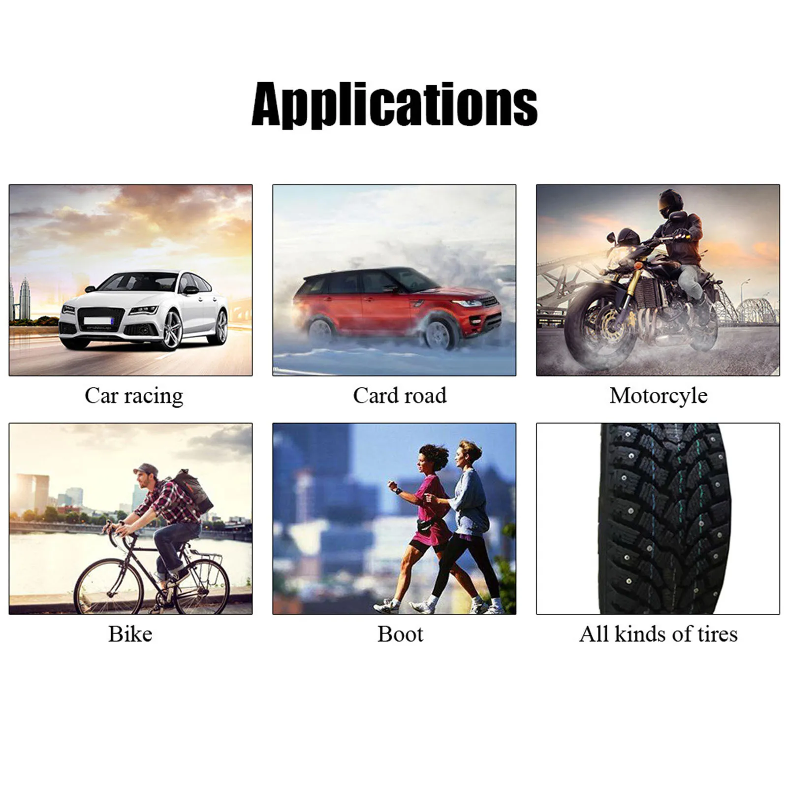 M6 6mm Screw High Strengt Strong Anti Skid Wide Range Silver Tire Screw for Off Road Vehicle
M6 6mm Screw High Strengt Strong Anti Skid Wide Range Silver Tire Screw for Off Road Vehicle