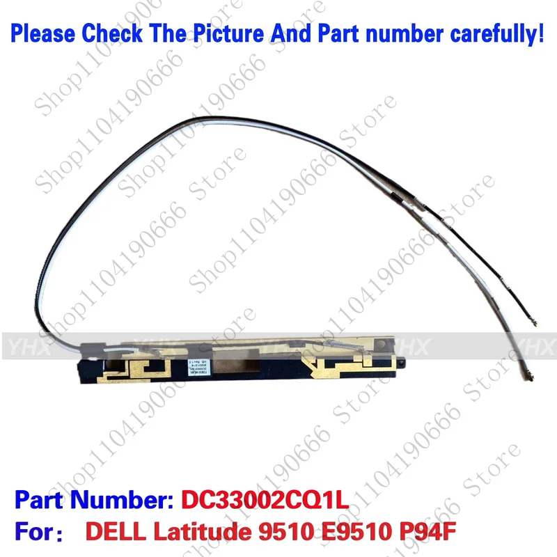Новый bd для DELL Latitude 9510 E9510 P94F, антенный Wi-Fi кабель WLAN DC33002CQ1L.
Новый bd для DELL Latitude 9510 E9510 P94F, антенный Wi-Fi кабель WLAN DC33002CQ1L.
