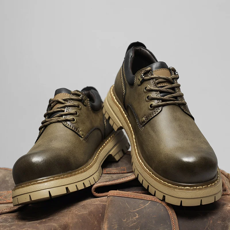 Men's Boots Spring Season British Retro Casual Leather Shoes Waterproof Non-slip Sports Heightening Genuine Leather Wo...
Men's Boots Spring Season British Retro Casual Leather Shoes Waterproof Non-slip Sports Heightening Genuine Leather Wo...