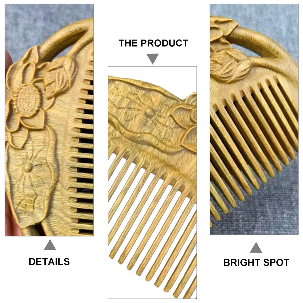 2Pcs Sandalwood Hair Combs Natural Anti-Static Scalp Massage Relaxation Hair Supplies Hairdressing Tools Sandalwood Combs
2Pcs Sandalwood Hair Combs Natural Anti-Static Scalp Massage Relaxation Hair Supplies Hairdressing Tools Sandalwood Combs