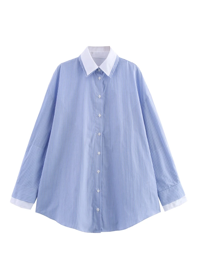 OUROPEAN ZTATION 2025 Spring New Lady Streetwear Long Sleeve Coat Shirt Trendy Female Turn-down Collar Top Loose Fit Outerwear
OUROPEAN ZTATION 2025 Spring New Lady Streetwear Long Sleeve Coat Shirt Trendy Female Turn-down Collar Top Loose Fit Outerwear