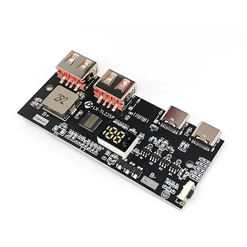 Плата управления для мобильного зарядного устройства (Power Bank) 22.5W с быстрой зарядкой, 3.2V, литий-железо-фосфатная, QC4PD3.0VOOC
Плата управления для мобильного зарядного устройства (Power Bank) 22.5W с быстрой зарядкой, 3.2V, литий-железо-фосфатная, QC4PD3.0VOOC