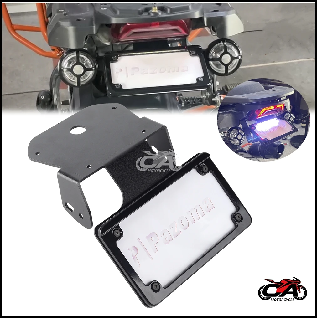 4" x 7"Motorcycle License Plates Relocates Tag Bracket For Harley Pan America 1250 Special RA1250S LED Fender Plate Holder 21-24
4" x 7"Motorcycle License Plates Relocates Tag Bracket For Harley Pan America 1250 Special RA1250S LED Fender Plate Holder 21-24