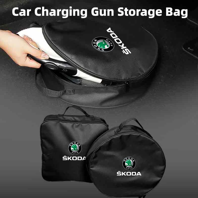 Car Charging Gun Storage Bag Trunk Cable Tools Pouch Interior For Skoda Octavia Rapid Kodiaq Superb Derivative Karoq Fabia Kamiq
Car Charging Gun Storage Bag Trunk Cable Tools Pouch Interior For Skoda Octavia Rapid Kodiaq Superb Derivative Karoq Fabia Kamiq