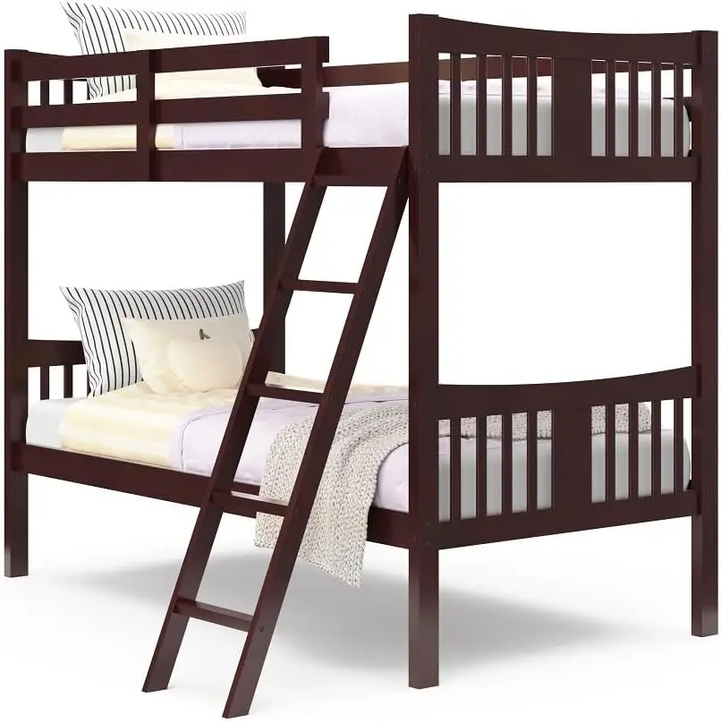 Twin-Over-Twin Bunk Bed (Espresso) – Gold Certified, Converts To 2 Individual Twin Beds Bedroom Set Bunk Bed
Twin-Over-Twin Bunk Bed (Espresso) – Gold Certified, Converts To 2 Individual Twin Beds Bedroom Set Bunk Bed
