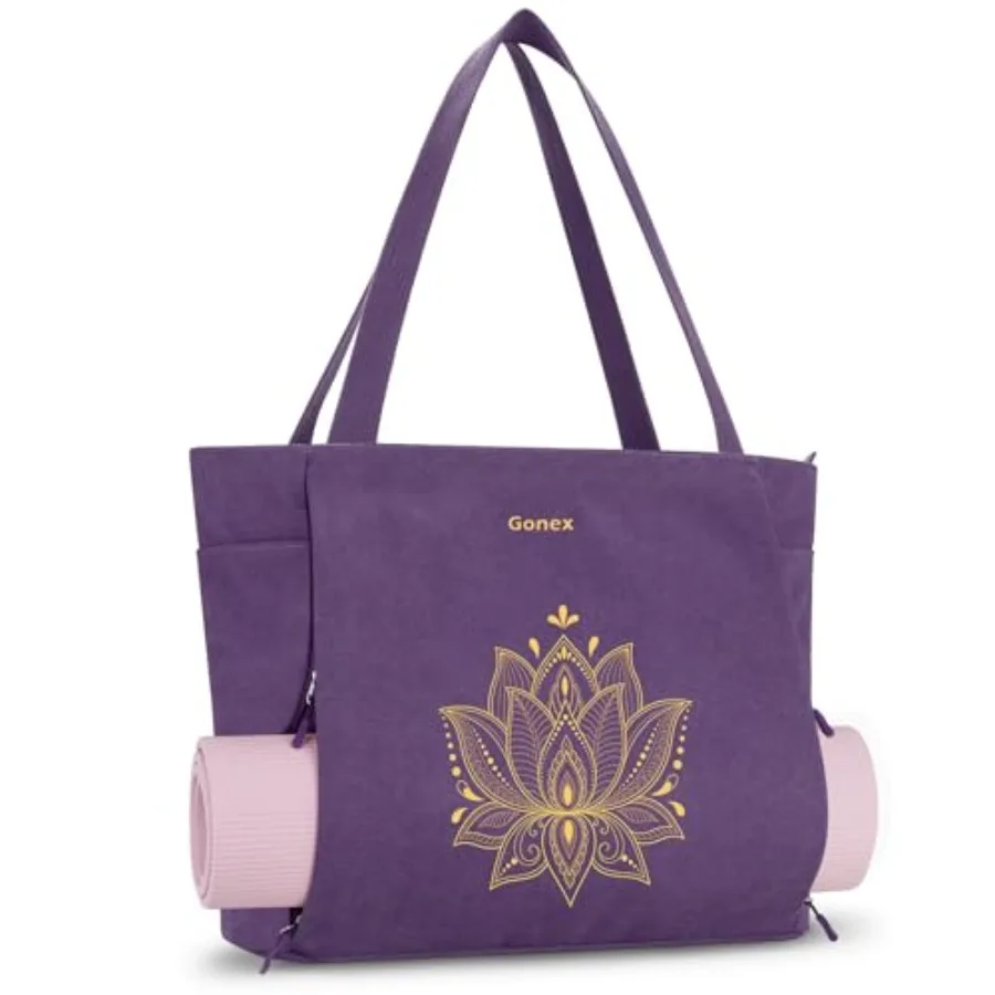 Yoga Mat Bag Large Tote Bag with Multi Pockets for Women Men Canvas Mat Carrier Full Zipper Easy Access for Pilates Gym Travel
Yoga Mat Bag Large Tote Bag with Multi Pockets for Women Men Canvas Mat Carrier Full Zipper Easy Access for Pilates Gym Travel