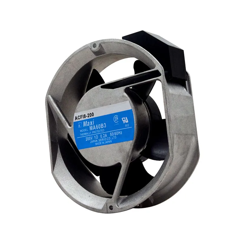 NEW ORIGINAL MA60B3 ACF18-200 200V 0.2A 17251 172*51mm COOLING FAN RADIATOR
NEW ORIGINAL MA60B3 ACF18-200 200V 0.2A 17251 172*51mm COOLING FAN RADIATOR