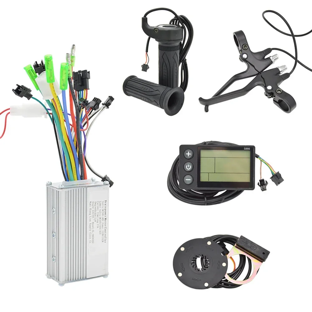 Brushless Controller With LCD Display Panel E-scooter Electric Bicycle LCD Instrument Controller Set 5 Magnetic Five-star Speed
Brushless Controller With LCD Display Panel E-scooter Electric Bicycle LCD Instrument Controller Set 5 Magnetic Five-star Speed