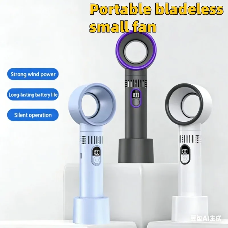 100 Level Bladeless Fan Intelligent Digital Display High-speed Bladeless Portable USB Charging High Wind Power Home 2026 New
100 Level Bladeless Fan Intelligent Digital Display High-speed Bladeless Portable USB Charging High Wind Power Home 2026 New 