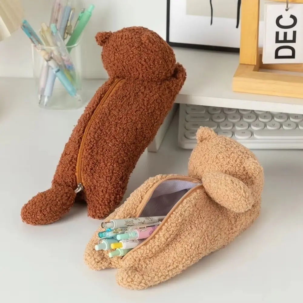 Animal Doll Bear Plush Pencil Case Large Capacity Cute Design Bear Plush Pen Bag Zipper Closure Cartoon Stationery Storage Bag
Animal Doll Bear Plush Pencil Case Large Capacity Cute Design Bear Plush Pen Bag Zipper Closure Cartoon Stationery Storage Bag