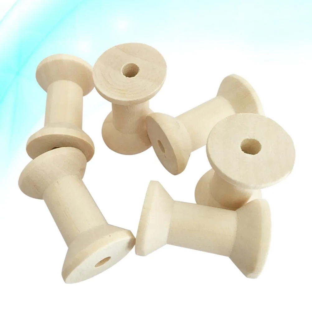 50Pcs Wooden Thread Spools Vintage Natural Blank Coils DIY Sewing Crafts Wire Ribbon Organizers Bobbin Holders
50Pcs Wooden Thread Spools Vintage Natural Blank Coils DIY Sewing Crafts Wire Ribbon Organizers Bobbin Holders