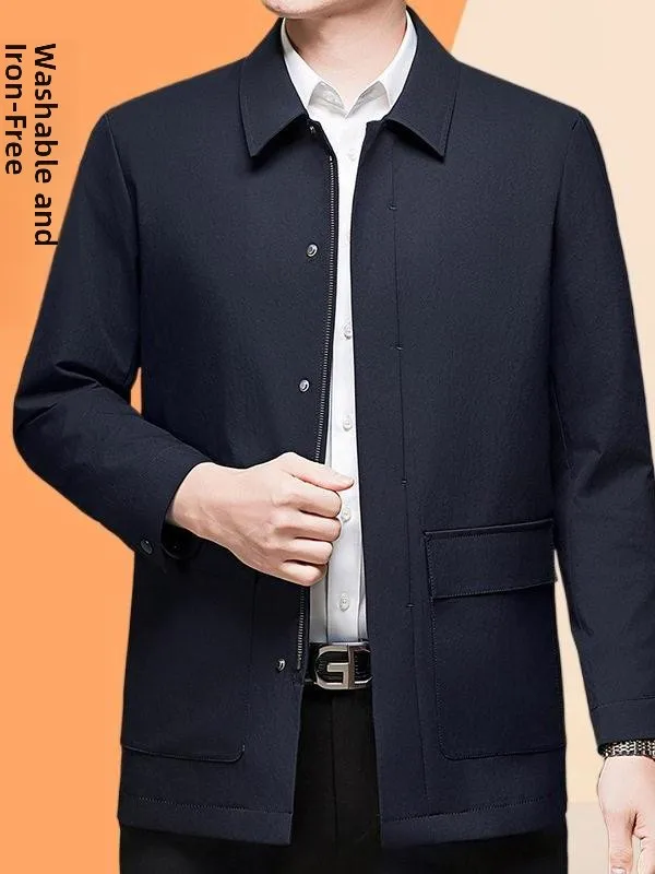 Men's Silk Buttoned Collar Jaet Casual Spring Autumn High Quali Busin Leisure No Ironing Outerwear Stand Fit Long S...
Men's Silk Buttoned Collar Jaet Casual Spring Autumn High Quali Busin Leisure No Ironing Outerwear Stand Fit Long S...