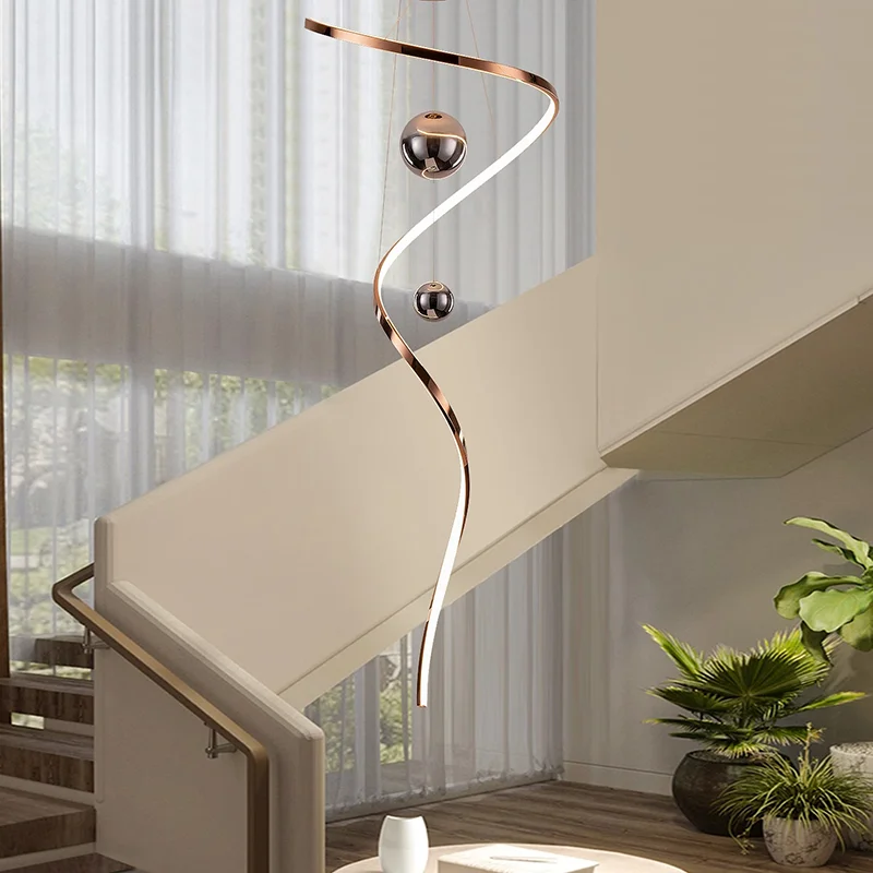 Modern home decor led lights pendant light lamps forstaircase Chandeliers for living room hanging light indoor lighting
Modern home decor led lights pendant light lamps forstaircase Chandeliers for living room hanging light indoor lighting