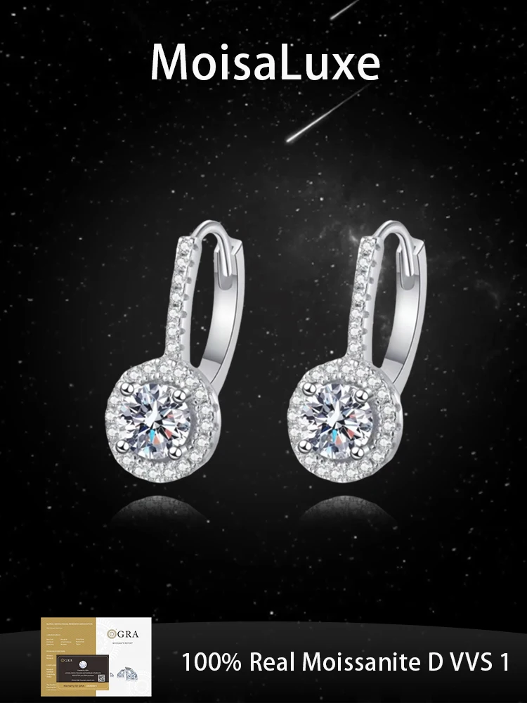 MoisaLuxe Official Store GRA Moissanite Plata Sterling 925 Silver Earrings Round Bag Fashion Jewelry Gift Hoops Piercing
MoisaLuxe Official Store GRA Moissanite Plata Sterling 925 Silver Earrings Round Bag Fashion Jewelry Gift Hoops Piercing