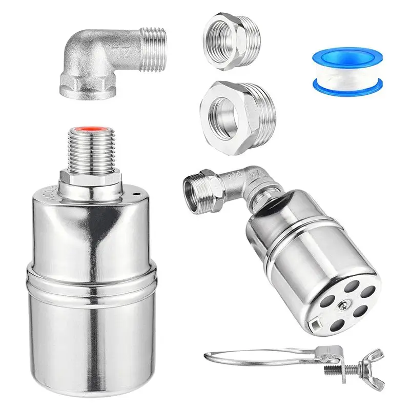 LIKE WISH 1/2Inch 3/4Inch 1Inch Automatic Float Valve, 304 Stainless Steel Fully Automatic Water Level Control Float Valve
LIKE WISH 1/2Inch 3/4Inch 1Inch Automatic Float Valve, 304 Stainless Steel Fully Automatic Water Level Control Float Valve
