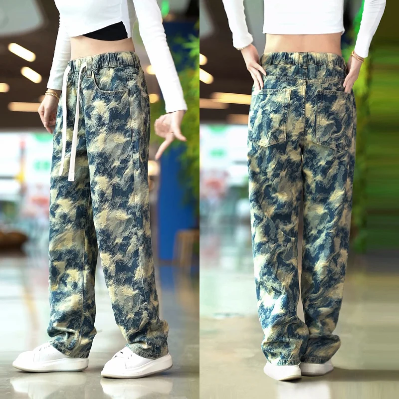 American Sle Camouflage Elastic Waist Denim Pants Men Loose Straight Leg Long Trousers Embroidery Personali Straight Pant...
American Sle Camouflage Elastic Waist Denim Pants Men Loose Straight Leg Long Trousers Embroidery Personali Straight Pant...