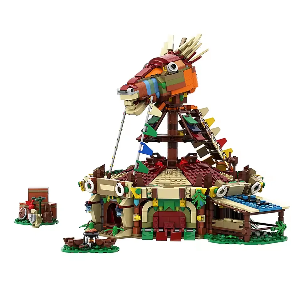 MOC Zeldaed Horse Stable Station Model Building Blocks Game Architecture Printed Assemble Bricks Puzzle Toys Birthday Kid Gifts
MOC Zeldaed Horse Stable Station Model Building Blocks Game Architecture Printed Assemble Bricks Puzzle Toys Birthday Kid Gifts
