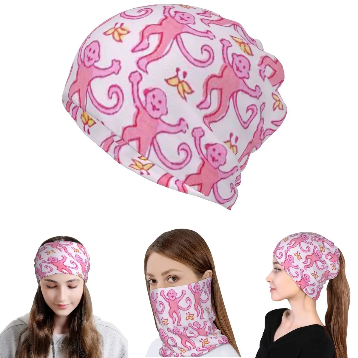 Preppy Roller Monkeys Rabbit Bandana Neck Gaiter Wrap Mask Scarf Multifunction Face Mask Beanies Hat Unisex Adult Winter
Preppy Roller Monkeys Rabbit Bandana Neck Gaiter Wrap Mask Scarf Multifunction Face Mask Beanies Hat Unisex Adult Winter