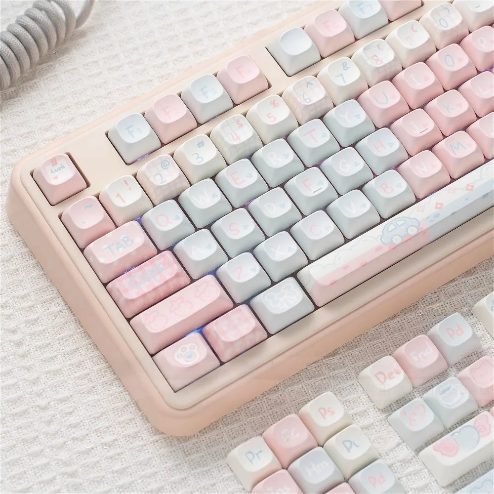 MOC Keycap для девочек, шариковая кепка с ручной росписью, PBT, округлая пятисторонняя горячая сублимация, 68, 74, 87, 98 108
MOC Keycap для девочек, шариковая кепка с ручной росписью, PBT, округлая пятисторонняя горячая сублимация, 68, 74, 87, 98 108