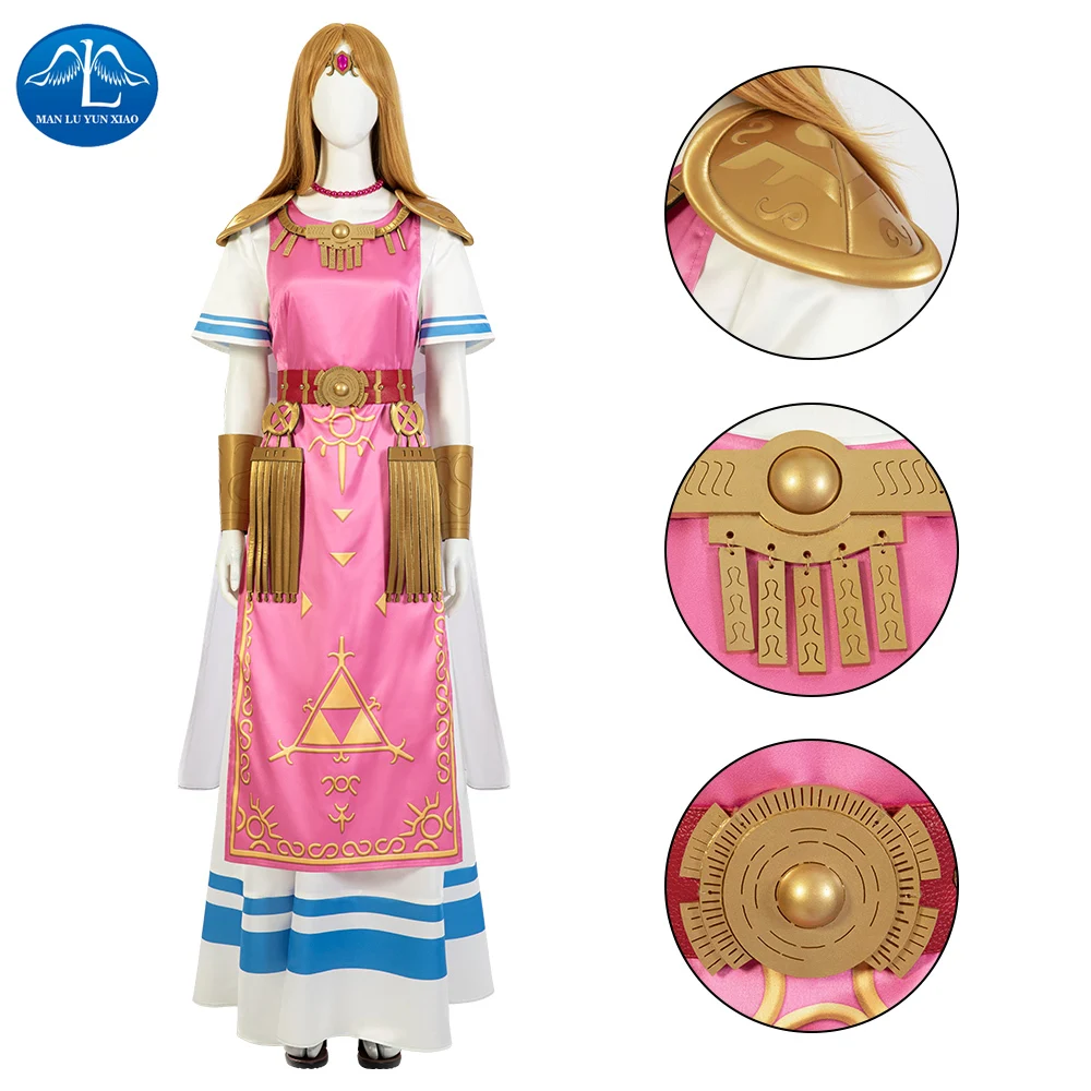 SSB Princess Zelda Cosplay Custome Dress for Girls Zelda Anime Game Halloween Customes for Women
SSB Princess Zelda Cosplay Custome Dress for Girls Zelda Anime Game Halloween Customes for Women