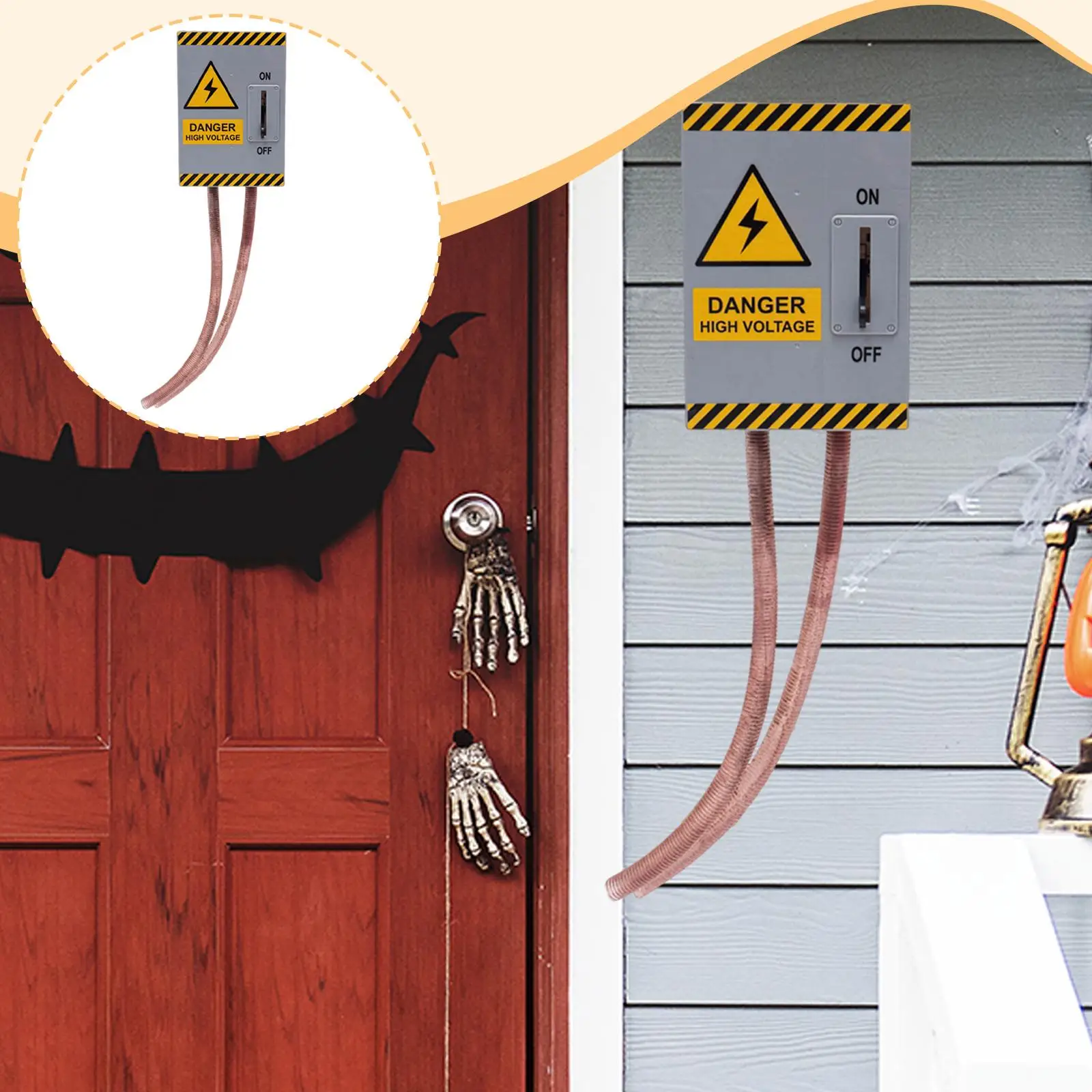 Realistic High Voltage Switch Halloween Toy Multifunctional Touch Activated
Realistic High Voltage Switch Halloween Toy Multifunctional Touch Activated