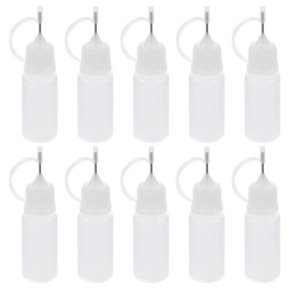 30pcs Needle Tip Glue Bottles 10ml Refillable Stainless Applicator Squeeze DIY Dispensing Oil Lubricant
30pcs Needle Tip Glue Bottles 10ml Refillable Stainless Applicator Squeeze DIY Dispensing Oil Lubricant