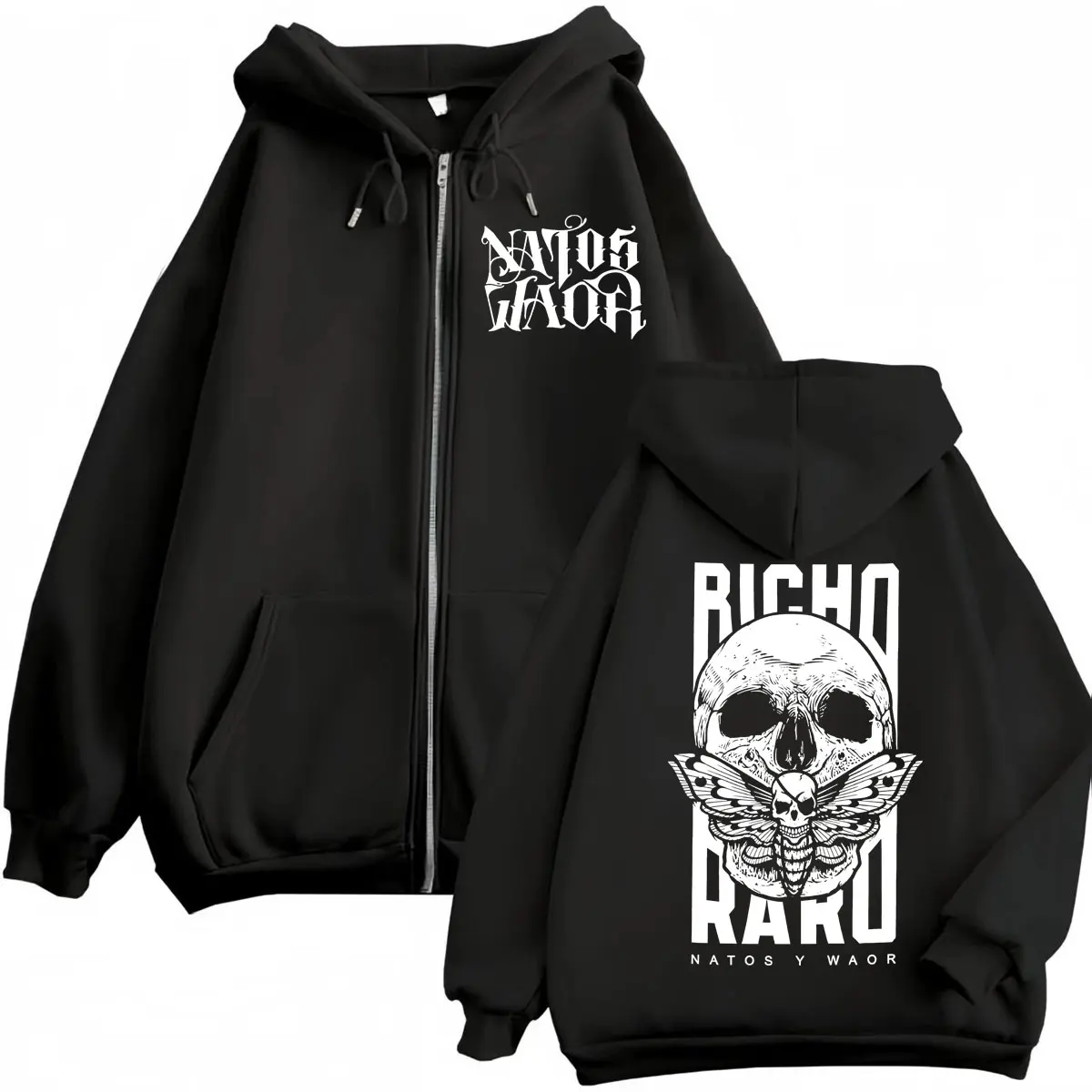 Rap Duo Natos Y Waor Merch Zipper Hoodie Gothic Fashion Hip Hop Zip Up Jacket Pullovers Men Women Casual Long Sleeve Sweatshirts
Rap Duo Natos Y Waor Merch Zipper Hoodie Gothic Fashion Hip Hop Zip Up Jacket Pullovers Men Women Casual Long Sleeve Sweatshirts