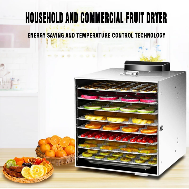 12-Layer Commercial Household Fruit Dryer Electric Food Fruit Dryer, Soluble Bean Food Dehydration Fruit Drying Machine
12-Layer Commercial Household Fruit Dryer Electric Food Fruit Dryer, Soluble Bean Food Dehydration Fruit Drying Machine