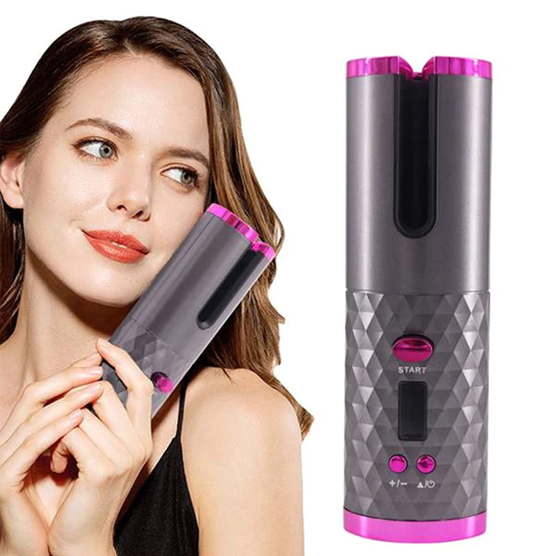 USB Auto Rotate Ceramic Hair Curler Portable Auto Curler LED Display Temperature Professional Curler
USB Auto Rotate Ceramic Hair Curler Portable Auto Curler LED Display Temperature Professional Curler
