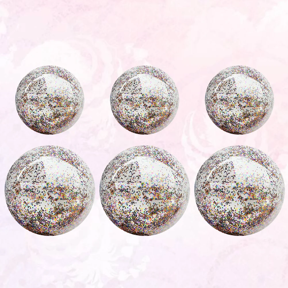 6 Pcs Photo Props Glitter Beach Ball Transparent Balls Flash Sequin Inflatable Toy
6 Pcs Photo Props Glitter Beach Ball Transparent Balls Flash Sequin Inflatable Toy
