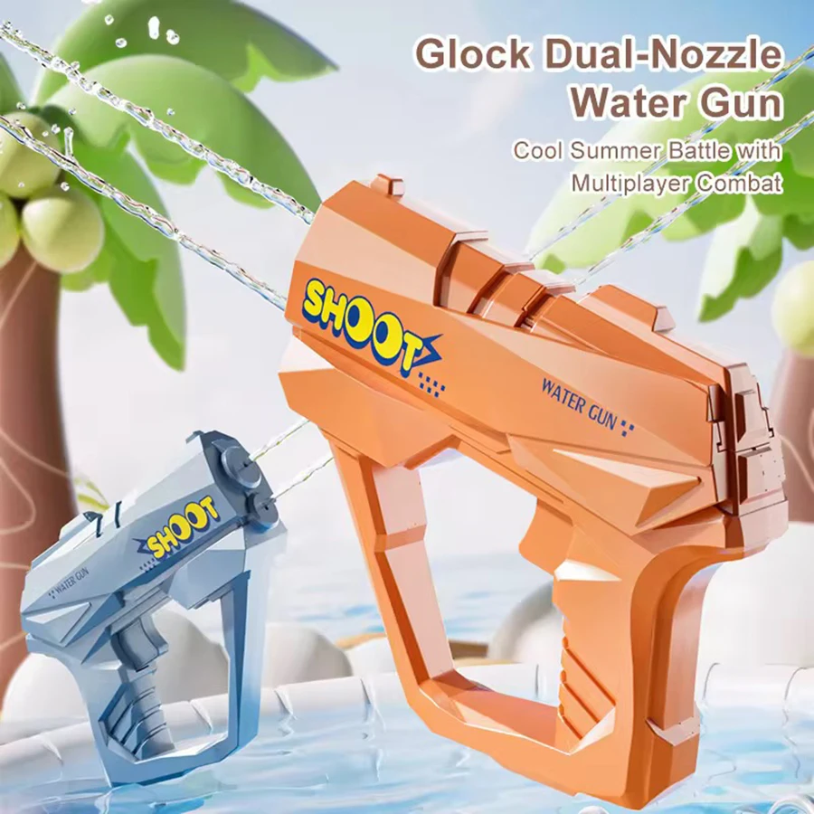 1pcs- Double Nozzle Water Gun Toys Large Capacity Summer Outdoor Beach Pool Fight Game High-pressure Water Gun for Kids Girls
1pcs- Double Nozzle Water Gun Toys Large Capacity Summer Outdoor Beach Pool Fight Game High-pressure Water Gun for Kids Girls