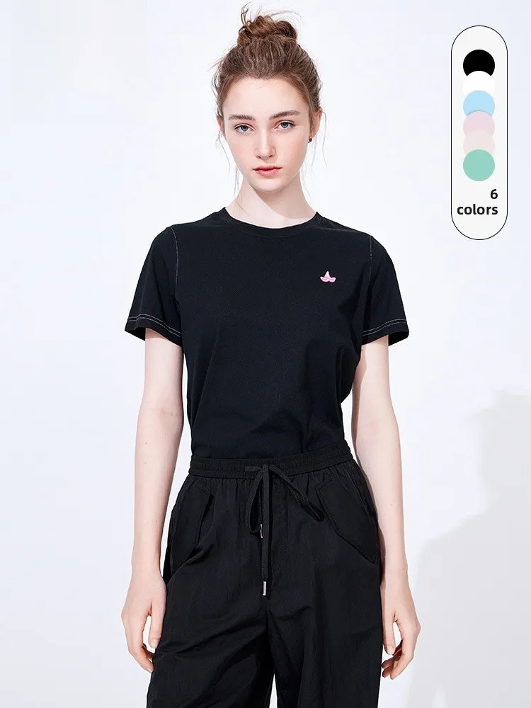 Navigare Women's Basic round Ne ort Sve T-irt Summer New Sle Cotton Casual Top Sve Stitching Plain Color
Navigare Women's Basic round Ne ort Sve T-irt Summer New Sle Cotton Casual Top Sve Stitching Plain Color
