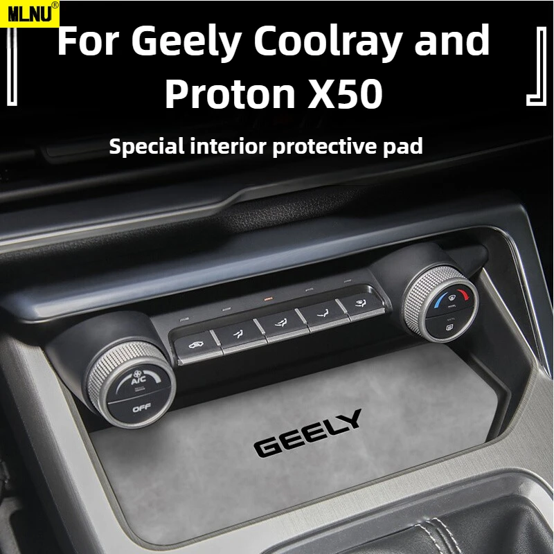 For Geely Coolray and Proton X50 2025 Car Central Control Pad Eco-Leather Custom Molded Anti-Scratch Heat-Resistant
For Geely Coolray and Proton X50 2025 Car Central Control Pad Eco-Leather Custom Molded Anti-Scratch Heat-Resistant