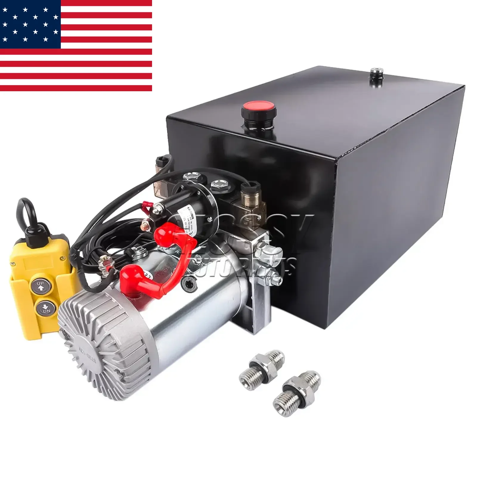 AP03 20 Quart Hydraulic Power Unit 12V DC Double Acting Hydraulic Dump Trailer Pump
AP03 20 Quart Hydraulic Power Unit 12V DC Double Acting Hydraulic Dump Trailer Pump
