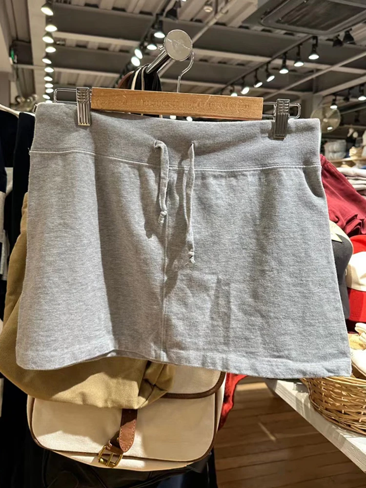 Vintage Drawstring Casual Sports Skirts Women Summer Soft Cotton High Waist A-line Tennis Skirts Vintage Streetwear Slim Clothes
Vintage Drawstring Casual Sports Skirts Women Summer Soft Cotton High Waist A-line Tennis Skirts Vintage Streetwear Slim Clothes