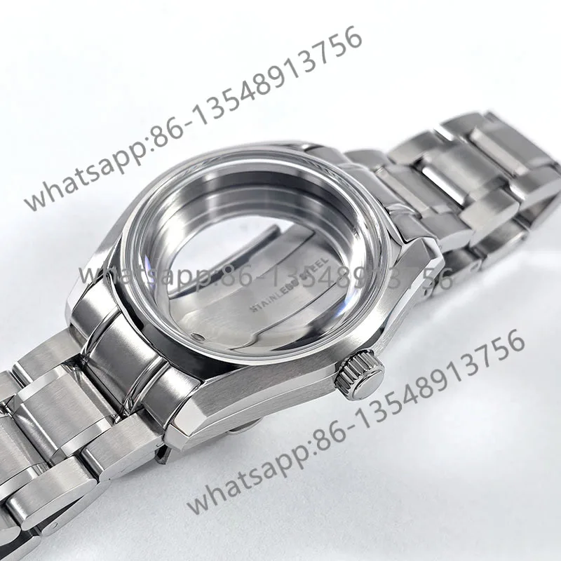 Modified case 38MM high-quality sapphire lid glass NH35/NH34for28.5mm dial, in stock
Modified case 38MM high-quality sapphire lid glass NH35/NH34for28.5mm dial, in stock