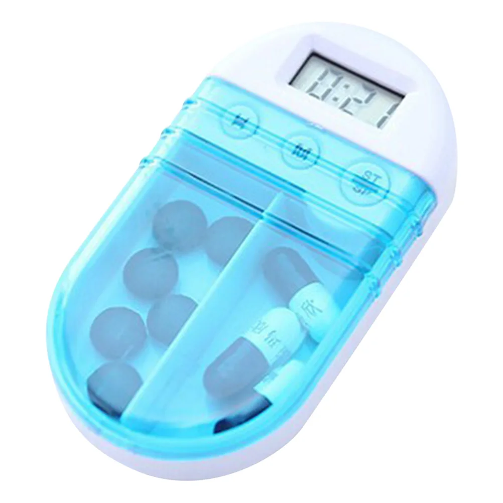 Smart Digital Electronic Medicine Box Timer Alarm Reminder Pill Cases 2 Compartments Durable Portable Health Care Solution
Smart Digital Electronic Medicine Box Timer Alarm Reminder Pill Cases 2 Compartments Durable Portable Health Care Solution