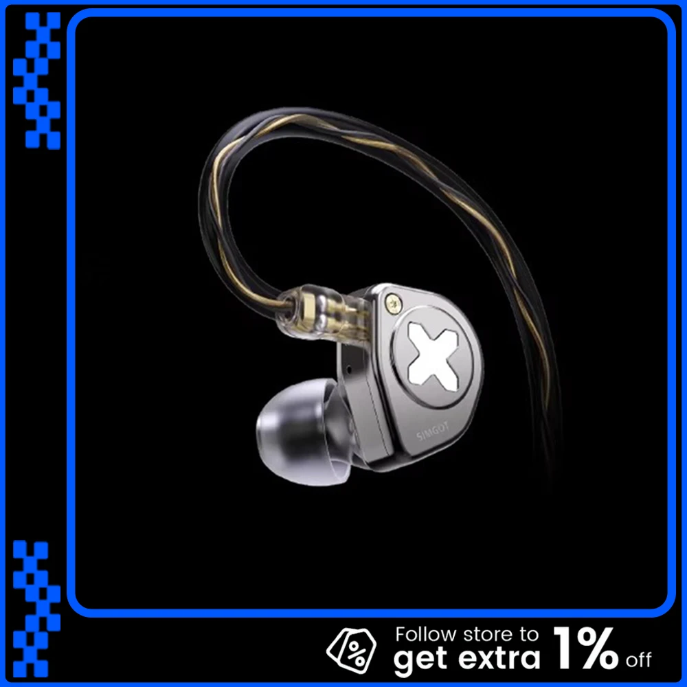 SIMGOT EW300 Wired Earphones In Ear HiFi DSP 1DD+1PLANAR+1PZT Anti Interference Monitor Headphones PC Gaming Esports Earbuds
SIMGOT EW300 Wired Earphones In Ear HiFi DSP 1DD+1PLANAR+1PZT Anti Interference Monitor Headphones PC Gaming Esports Earbuds